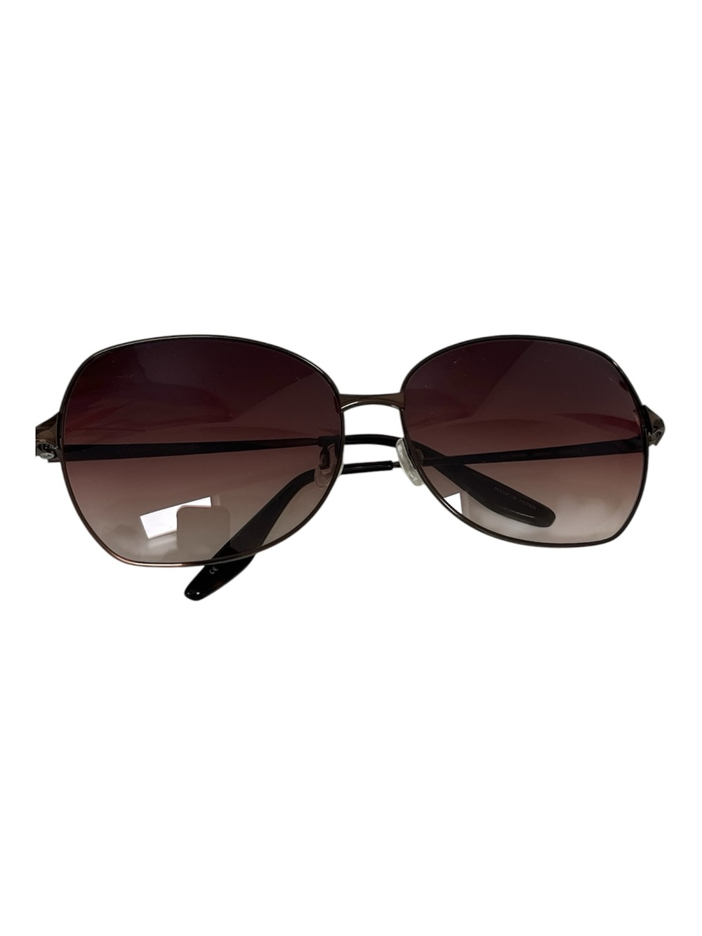 Barton Perreira Java Smokey Topaz Vionnet Aviator Pilot Oversized Sunglasses